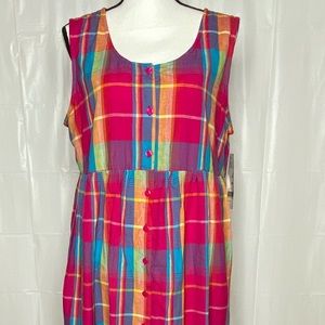 Day In Day Out Maxi Dress Country Plaid Cottage
